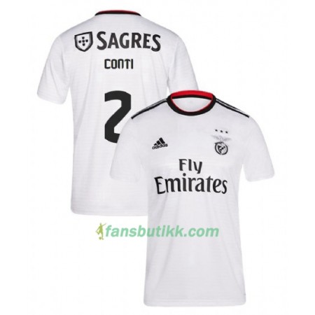 Fotballdrakt Benfica Conti 2 Bortetrøye 2018-2019 Kortermet